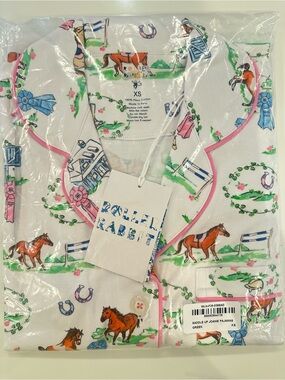 Roller Rabbit Saddle Up Polo Pajamas Set